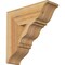 Ekena Millwork Funston Traditional Rough Sawn Bracket, Western Red Cedar, 6"W x 18"D x 18"H BKT06X18X18FST01RWR - alternate 1